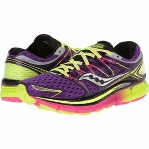 Women's Saucony Triumph ISO Purple/Citron/Pink Run